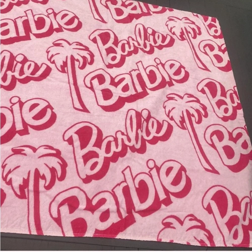 NWT Forever 21 Pink Barbie Beach Towel